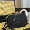 Lafite Grass Camera Bags Women Hollow Out Shoulder Cross Body Bag Designer Handbags Fashion Letters Leather Strap Tassel Summer Beach Zipper Closure Clutch Wallets