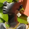Style concis carré lettre boucles d'oreilles concepteur boucle d'oreille pendentif bijoux femmes pour femmes cadeaux S925 aiguille en argent de haute qualité