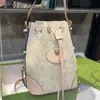 Mini bucket bag woman luxury shoulder bags ophidia marmont womens buckets bamboo Gdesigner crossbody handbags fashion leather canvas purse bag Z0oa#