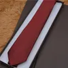 Cravatta 8 cm 100% seta Cravatta moda jacquard tinta in filo Cravatte classiche con logo del marchio Cravatta casual da uomo