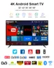 TOP TV OEM/ODM 43 50 55 60 65 cala Smart TV Android LED Television 4K Flat Screen Telewizory