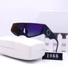 Новые трансграничные солнцезащитные очки для мужчин и женщин Street Fashion Eyewear One-Piece Design с защитой UV400