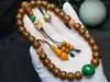 Strand Jewelry Pulsera Hombre Tasbih Bodhi Racine à la main Bracelet en bois d'agar naturel Cadeau de bon goût Rare Cadeau Homme Bracelets perlés