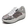 Jurk Schoenen Vrouwen Casual Bling Platte Sneakers Outdoor Dames Trainer Vrouw Vulcaniseer Zapatos De Mujer 230322