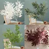 Decorative Flowers Artificial Willow Bouquet Vine Faux Foliage Plants Wreath Fake Leaves For Home Christmas Wedding Party Decoration