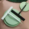 Cleaning Brushes Shower Squeegee Glass Clean Scraper Washing Wiper Hanger Floor Window Cleaning Household Water Wall Hanging Mirror with Handle