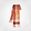 Szaliki 22 Nowy AC Plaid Scarf Zima ciepłe tęcza naśladowanie tęczy kaszmirowe szalak6vv