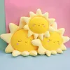 Plush Dolls Cute Sun Cloud Pillow Stuffed Soft Creative Toy Car Home Decor Kids Toys 230323