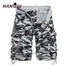 Heren shorts camouflage losse vracht shorts mannen cool zomer militaire camo korte broek homme vracht shorts no riem 230323