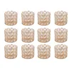 Titulares de velas Crystal Votive Gold Metal Tealight set Set Party Wedding Decoration Table Centerpieces Candelabro