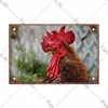 치킨 포스터 빈티지 금속 주석 표지판 플레이트 수탉 암탉 계란 레트로 플라크 바 펍 농장 홈 벽 장식 30x20cm w03