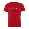 قمصان الرجال 100 ٪ من القطن للجنسين T Shirt Tesla Model 3 Model S Funny Artwork Tee W0322