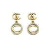 Classic Retro Stud Earrings Double G Letter Designer Earring Jewelry Women For Women High Quality Wedding Gifts