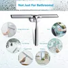 Temizlik Fırçaları Paslanmaz Çelik Duş Silikonlu Silikon Pencere Temizleme Aracı Banyo Mutfak Araç için Cam Silecek