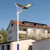 LED Solar Street Lights 300W 200W 150W 100W 50W Solar LEDS Street Light LED Flodbelysning Solarr Lamp för Plaza Garden Parking Oemled