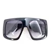 Nuovo design della moda Donne occhiali da sole Pote Goggle quadrate grandi occhiali di alta qualità Uv400 Eyewear Populano stile d'avanguardia