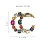 6style Fashion Brand Letter Designer Brooch High-Quality Letters Pin Women Rhinestone Party Metal Jewerlry Accessories