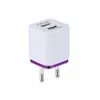 Chargeurs de téléphone portable de qualité supérieure 5V 2.1 1A Double USB AC Travel US Wall Charger Plug beaucoup de couleurs à choisir très populaire partout dans le monde fastshipping