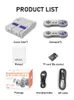 Spelare Portable Game Players 16 Bit Wired Wireless TV Video Family 4000 S Console Everdrive för Super NES FC Retro SNES Christmas Gifts 2