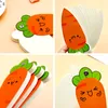 1Book Carrot Memo Pad Portable Löst blad Spiral Notebook Blank Word Book Card Notepad Sticky Notes Writing Pads Etikett Klistermärke