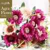 Decoratieve bloemen kransen 7 kop agra zonnebloem single tak huisdecoratie Afrikaanse chrysanthemum plantensimulatie