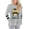 T-shirts pour femmes DENTAL LIFE Print Sweat-shirt 2023 T-shirts à col rond Femme à manches longues Cartoon Ladies Tees Vêtements Tops Vintage Sportwear