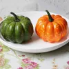 Decorative Flowers 2PCS Artificial Pumpkins Bright Color Fake Vegetables Simulation For Home Decor