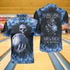 Polo herr PL Star Universe 3D-tryckt skjorta Bowling Sport Personligt namn Polo Summer Streetwear Toppar Ärmlös t-shirt Uniform2