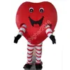 Nowy kostium dla maskotki dla Mascot Love-Heart Dostosuj kreskówkę Anime Postacie postać dla dorosłych rozmiar Bożego Narodzenia kostiumów urodzinowych