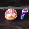 Narguilés lampe à alcool d'oeuf en gros bongs en verre brûleur à mazout conduites d'eau en verre plates-formes pétrolières sans fumer