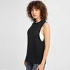 Camisoles Tanks Curve 2022 Spring New Sport Running V Loose Jacquard Blouse Solid Color Round NE Yoga Shirts Fitness Top Women Tank Z0322