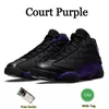 Män basketskor 13S University Gold Hyper Royal Red Flint Obsidian Black Cat Court Purple Reverse Atmosphere Grey 13 Sport Mens Running Sneakers 40-47