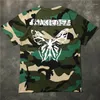 Men's T Shirts 19SS Novely High Men Camouflage Butterfly Star T-Shirt Hip Hop Skateboard Street Cotton T-shirts TEE TOP #A77