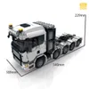 Block MOC Custom Scania Tractor 10x4 6 SLT RC Truck Ballast Platform Car med PDF -teckningar Bricks DIY Birthday Christmas Gifts 230322