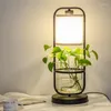 Golvlampor modern kreativ lampa vardagsrum personlighet hydroponic växt soffa vertikalt bord sovrum dekorativ sconce