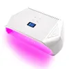 Nail Dryers Electric Nail Lamp UV LED 128W Nail Dryer Red Light Beads for Curing Polish Gel High White Nails Art Manicure Tool 230323