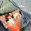 Schlafsäcke Notfall-Schlafsack, leicht, wasserdicht, Notfall-Thermodecke, Überlebensausrüstung für Outdoor-Camping, Wandern, Rucksackreisen, 230323