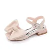 Sandali Scarpe da principessa per bambini piccoli estivi bambina con fiocco sandali da spiaggia moda tacchi bambini 230322