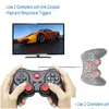 Kontrolery gier Joysticks S T3 Gamepad x3 Wireless Bluetooth Gaming Pilot Controls z uchwytami na smartfony tabletki TV Dhtic
