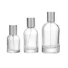 Bouteille en verre épais de 30ML, 50ml, 100ML, sous-emballage rond à baïonnette, flacon de parfum en spray, LOGO personnalisable