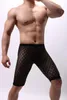 Shorts pour hommes Vêtements de nuit sexy pour hommes Mesh Hollow Men's Home Pyjamas Sleep Bottom Sheer