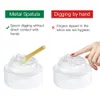 Ferramentas de maquiagem Spatula de cuidados com a pele de Metal Cosmetic, Mini Mask Facial Reutilable Scoop, maquiagem de beleza para creme, loções, hidratante