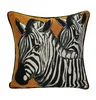 American pillow case horse head design jacquard yarn-dyed cushion flannelette pillow case 47x47cm 45*45CM without heart