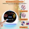 Nageltorkar EST -nagellampa med 660Nm rött ljus för att skydda hudens nagel lampor för hemsalong smart LED -nageltork för gelpolsk 230323