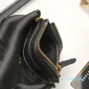 キーチェーン装飾Zipper Coin Purse＃627064 ITEM272B 011としてマーモントカードホルダーブランドの財布を設計しました