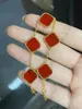 Van Clover Armband 15mm Vintage Alhambras Four Leaf Woman Mans Chain 18 Style 18K Gold Agate Shell Mor-av Pearl Wedding Accessoriesv89f