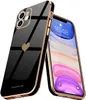 Mobiele telefoon hoesjes Luxe beplating zachte achterkant voor iPhone 14 13 12 Mini 11 Pro Max XSMAX XR X XS 7 8 Plus SE2 Verhoogde volledige camera 1005587