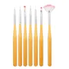 Moules de cuisson Gâteau Décoration Outils Accessoires 7 Pcs Multifonction Glaçage Pâtisserie Brosses Fondant Peinture Brosse Nail Art Stylo