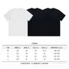 Herr t-shirts designer varumärke burbersy kläder t shirt onlinebutik han korrekt version av 23SS BU: s nya personliga tryckta runda nacke high street casual
