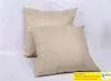 Blank Pillow Case For Heat Transfer Printing Linen Cushion Covers Solid Pillows Cover Home Sofa Decoration